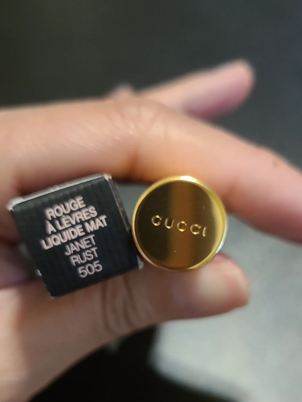GUCCI ROUGE LIQUID MATTE LIP COLOUR - 505 JANET RUST